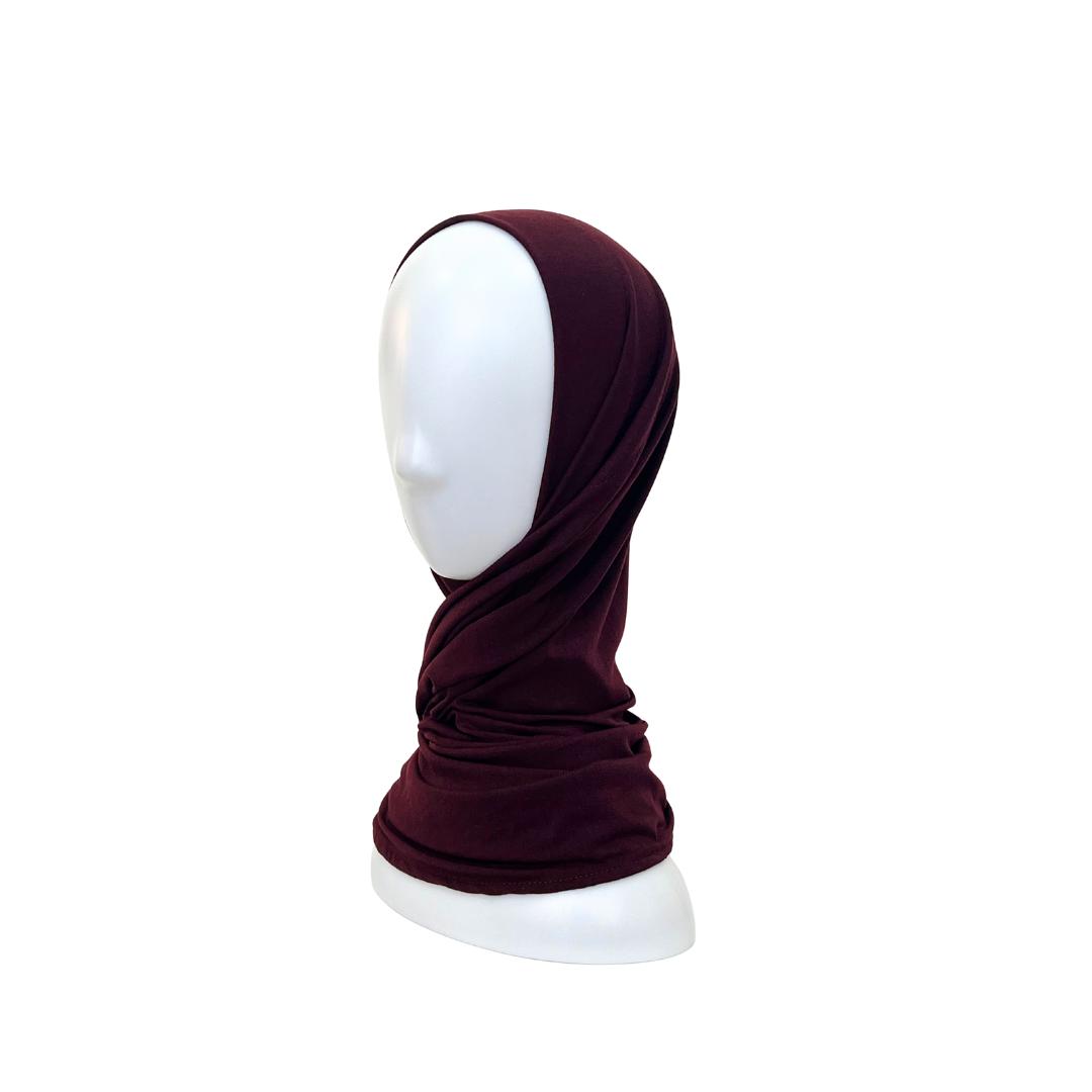 Hanna Instant Jersey Shawl in Morocco (Maroon)