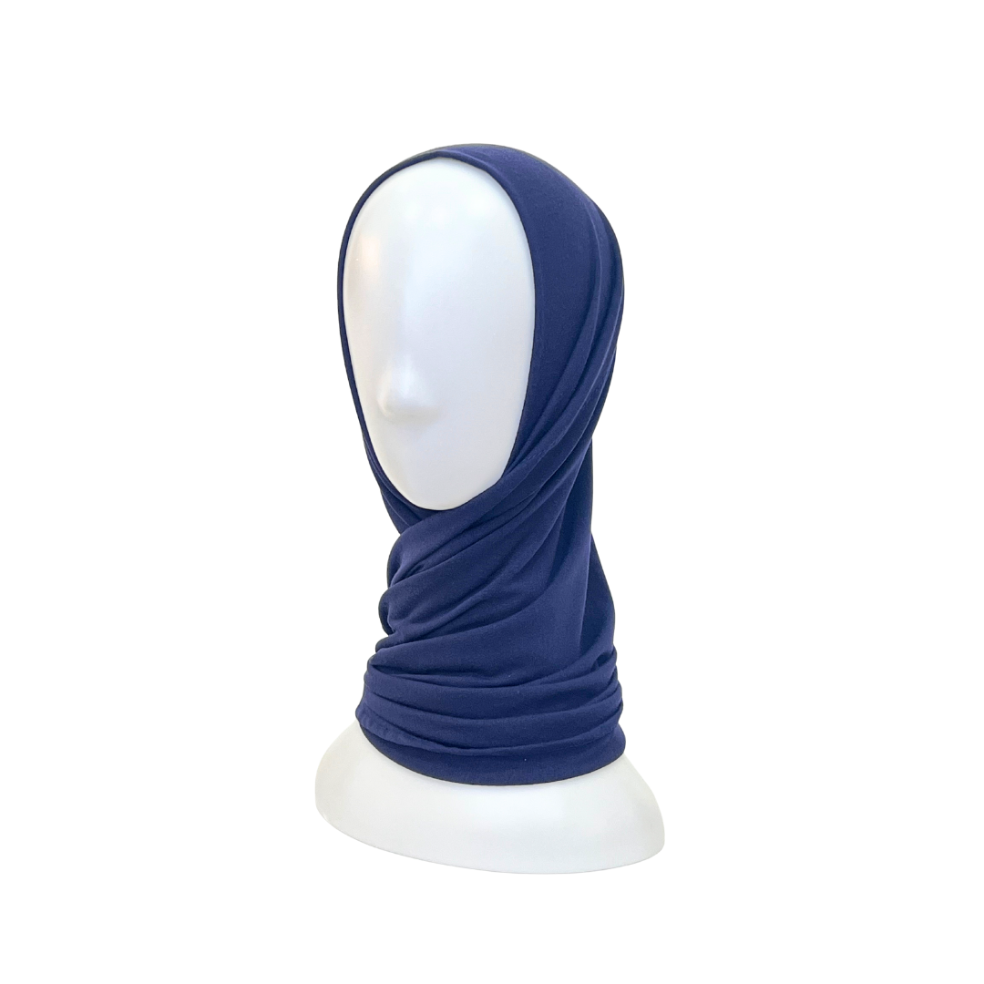 Hanna Instant Jersey Shawl in Bosnia (Dark Blue)