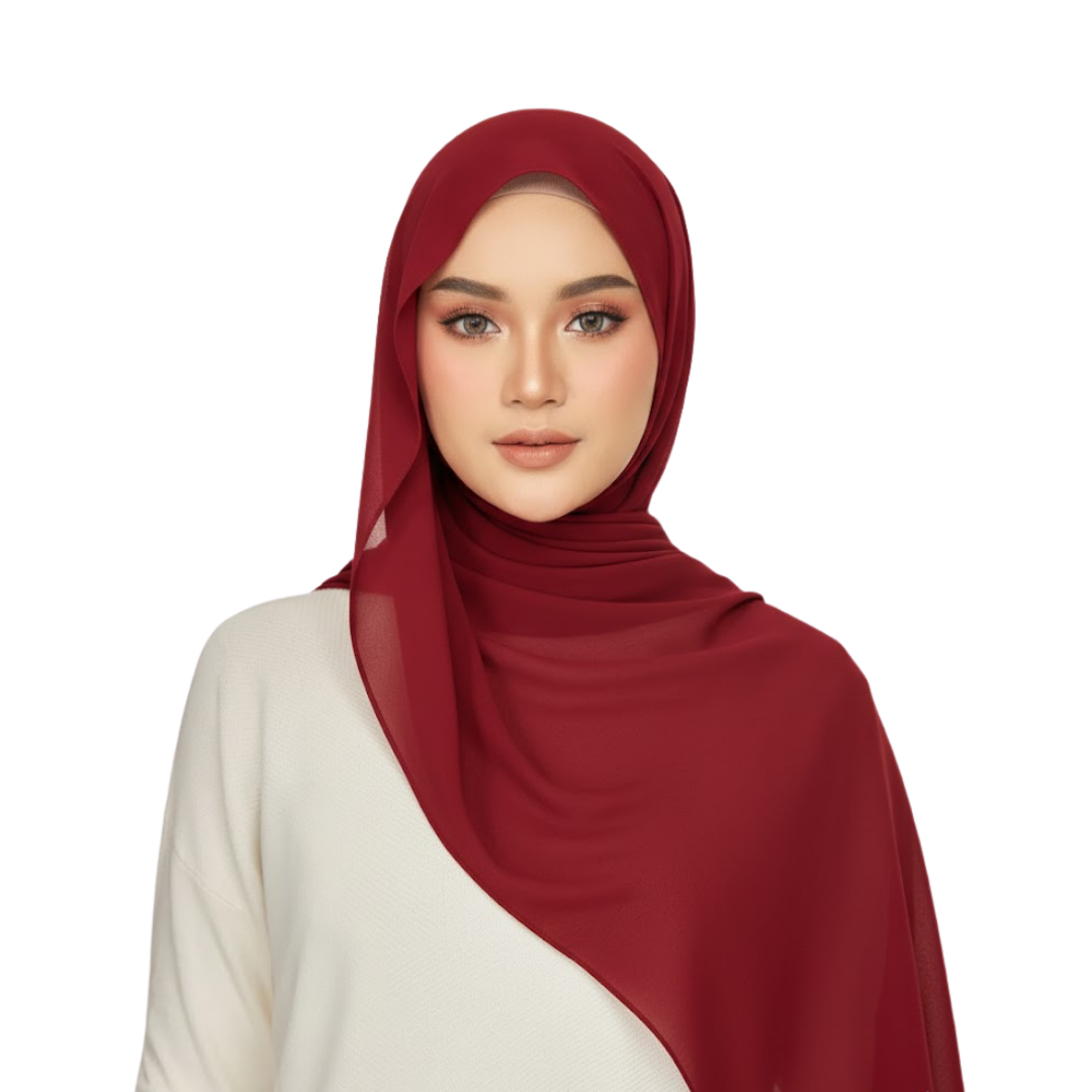 WARDA Chiffon Silk Shawl