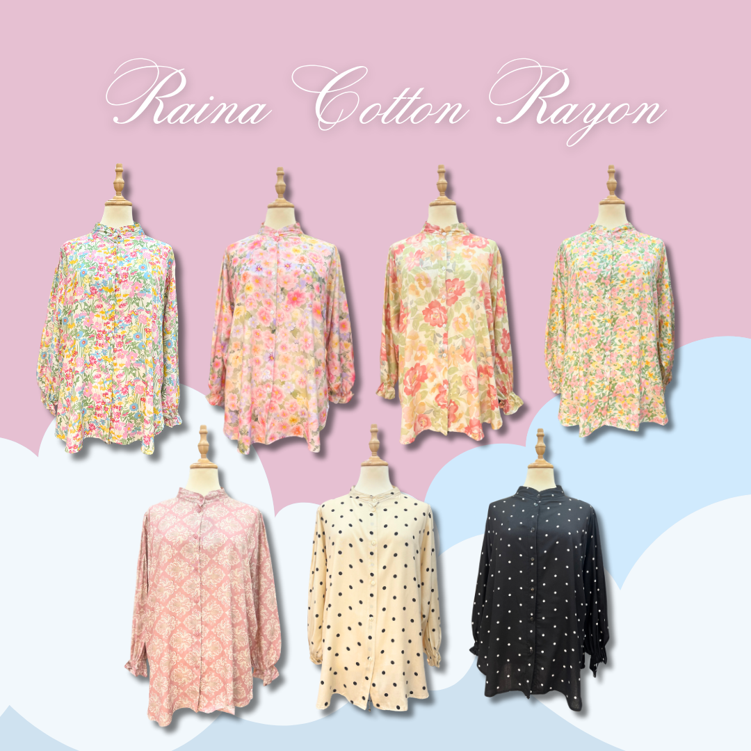 Raina Cotton Rayon Top - Dahlia