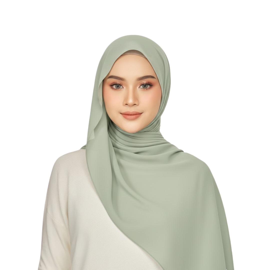 WARDA Chiffon Silk Shawl
