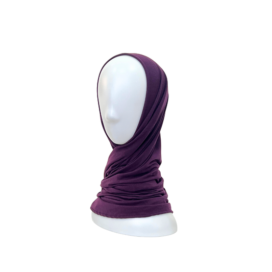 Hanna Instant Jersey Shawl in Osaka (Dark Purple)