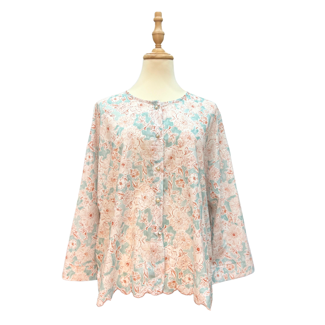 Cotton Sulam Blouse - Ave