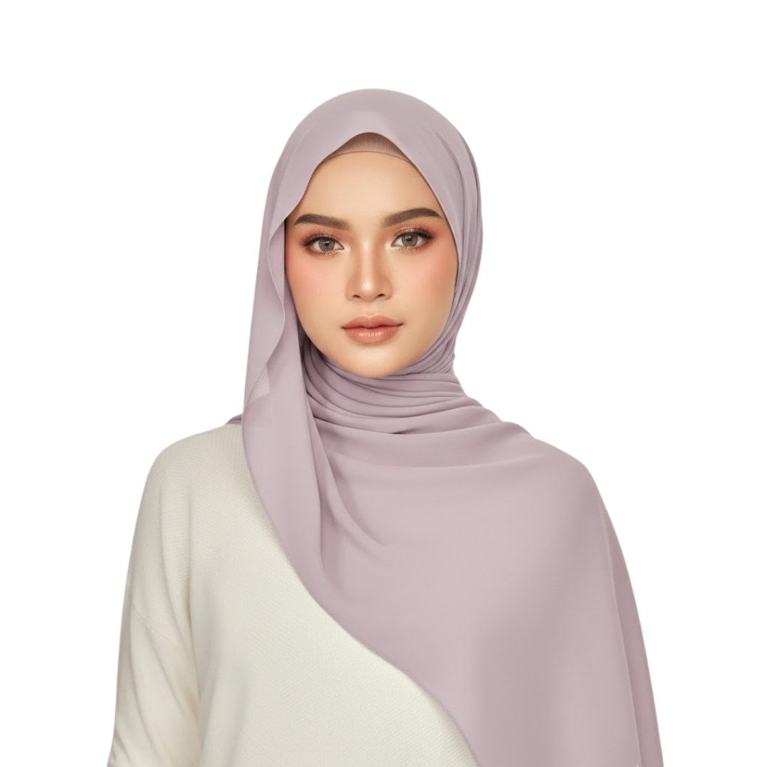 WARDA Chiffon Silk Shawl