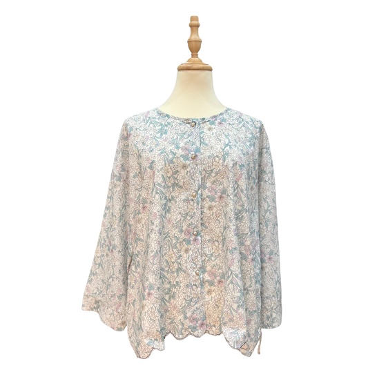 Cotton Sulam Blouse - Celine