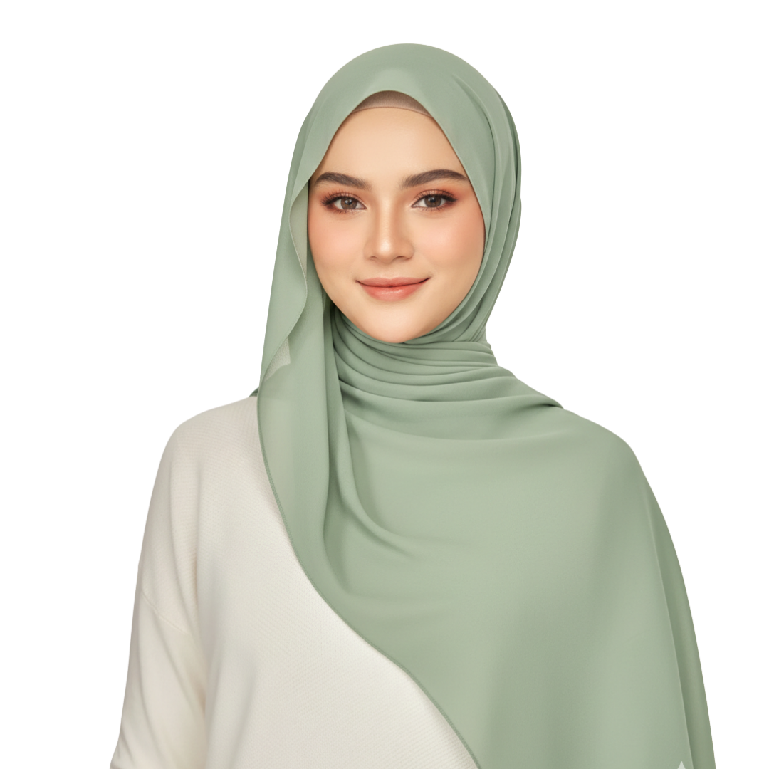 WARDA Chiffon Silk Shawl