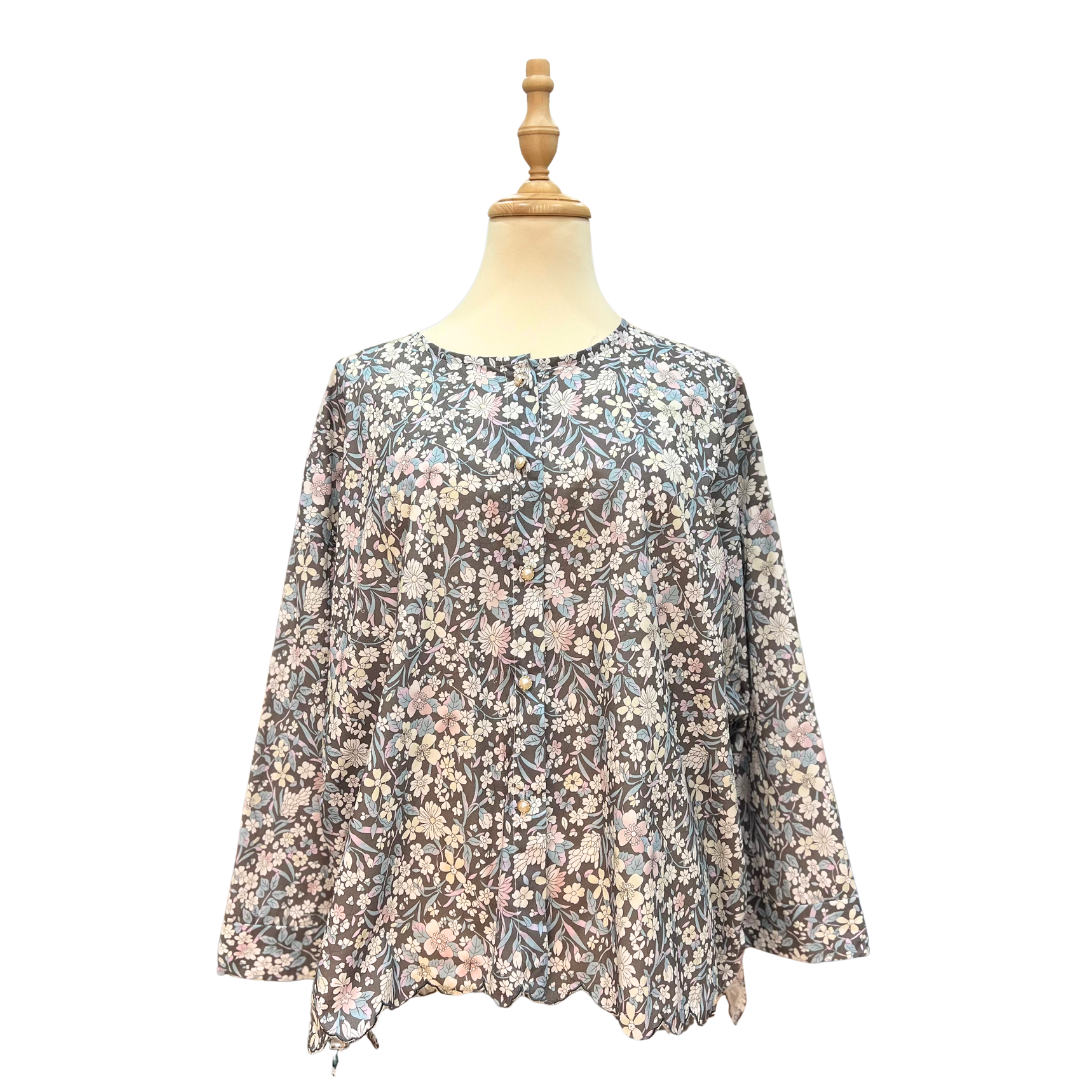 Cotton Sulam Blouse - Blanc