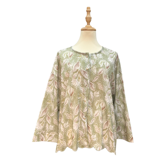 Cotton Sulam Blouse - Botany
