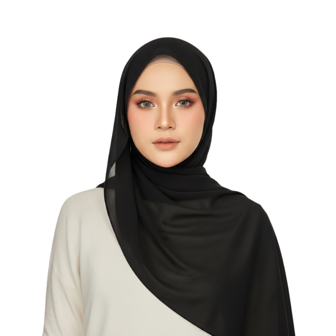WARDA Chiffon Silk Shawl