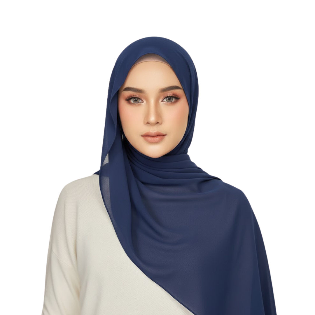 WARDA Chiffon Silk Shawl