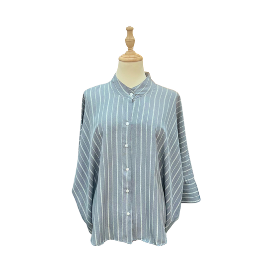 Stripes Top - Denim