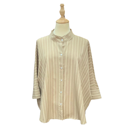 Stripes Top - Latte