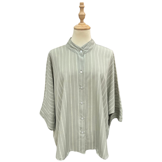 Stripes Top - Sage Green