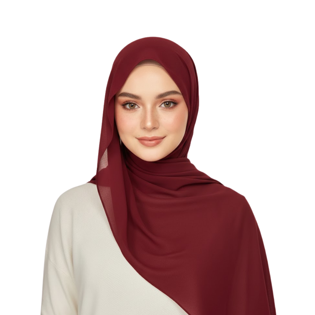WARDA Chiffon Silk Shawl