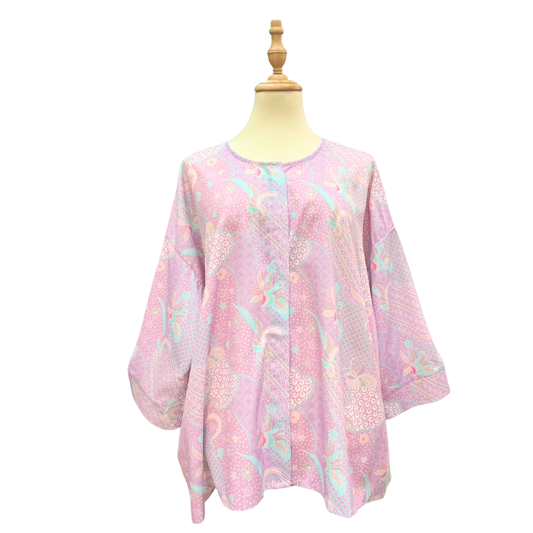 Elena Batik Top - Mawar
