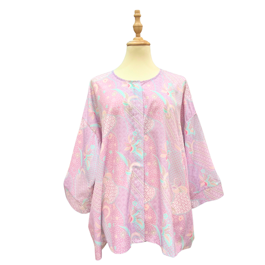 Elena Batik Top - Mawar