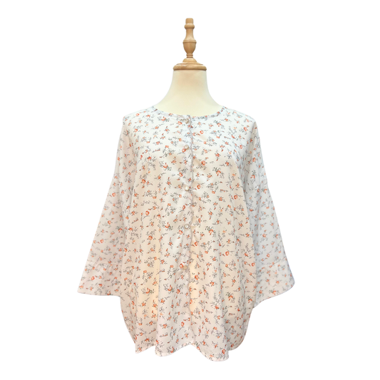 Cotton Rayon Sulam Blouse - Amelia