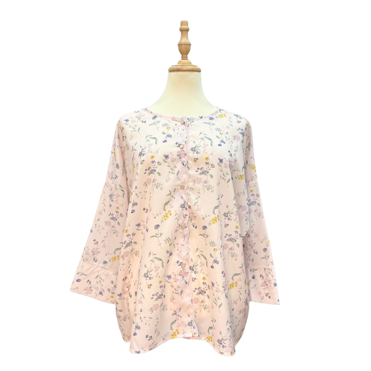 Cotton Rayon Sulam Blouse - Fleure