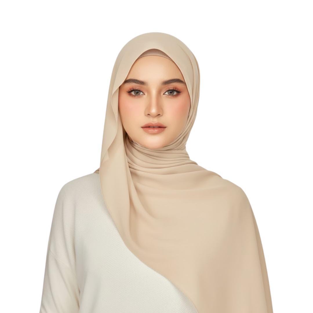 WARDA Chiffon Silk Shawl