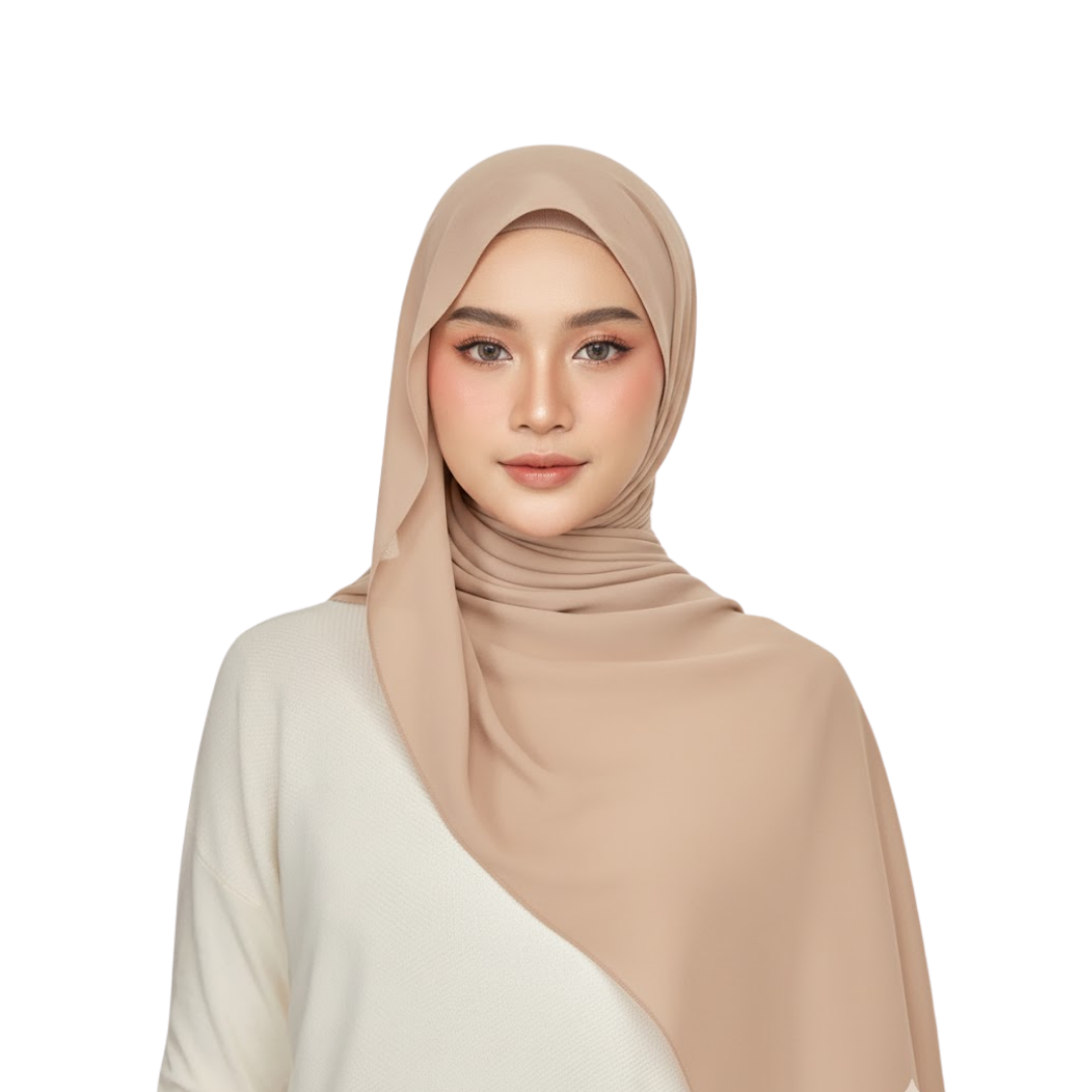WARDA Chiffon Silk Shawl