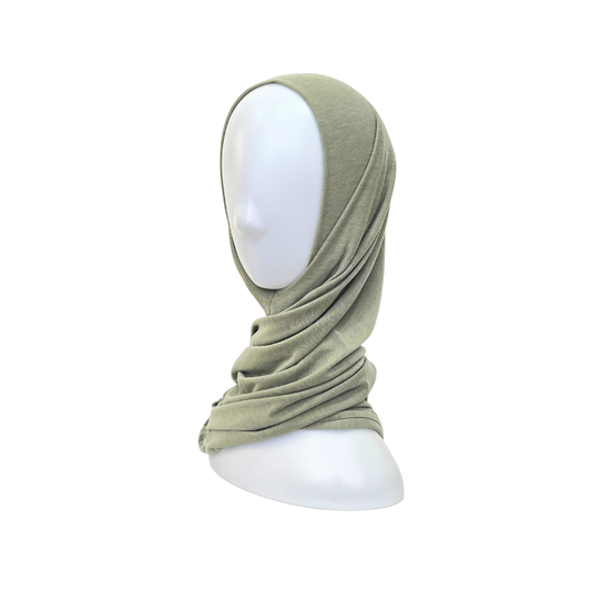 Hanna Instant Jersey Shawl in Santorini (Dusty Green)