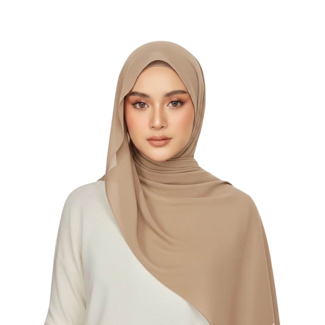 WARDA Chiffon Silk Shawl