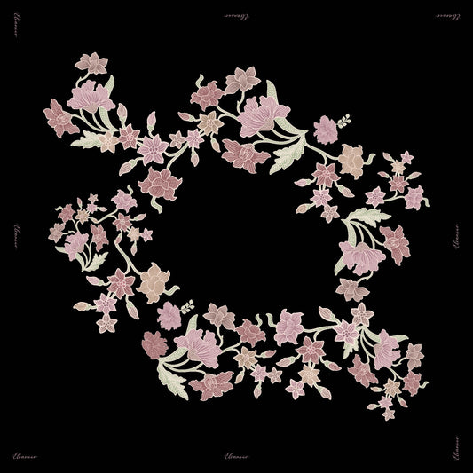 Batik in Matte Satin Square (Ivy)